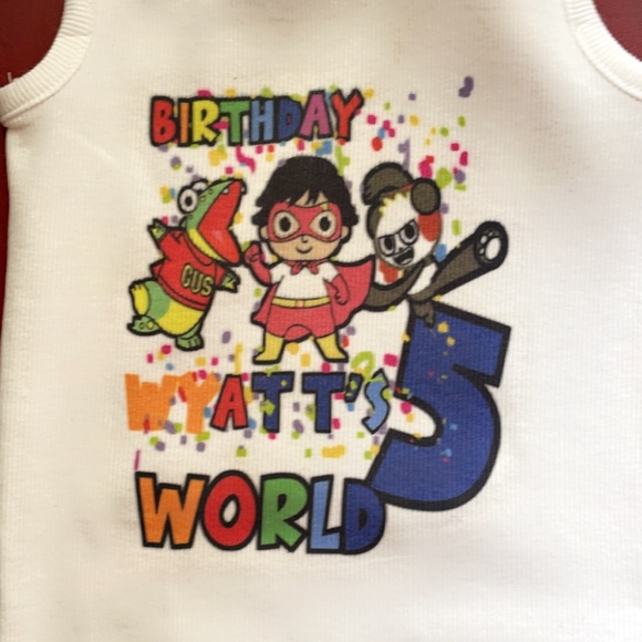 Custom made Birthday shirts - Picture 3 of 5
